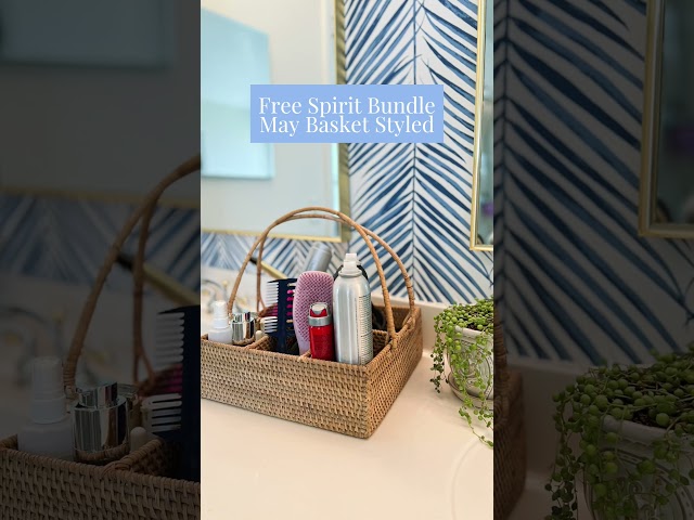 Rattan Basket Ideas | Free Spirit Bundle Home Decor Subscription Box