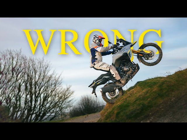 The internet thinks you're on the wrong adventure bike...