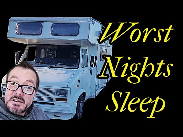 Worst Nights Sleep Ever In A Van!!  / Van Life / Electric Bed In A Van