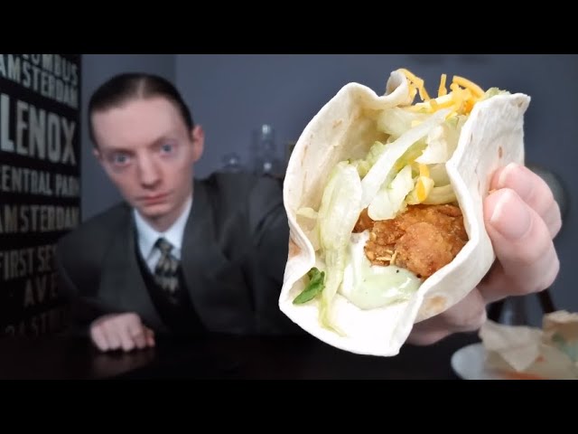 Taco Bell's NEW Crispy Chicken Tacos Review!