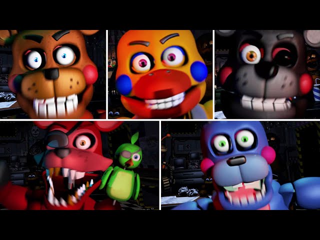 UCN All Rockstar Jumpscares Re-Animated