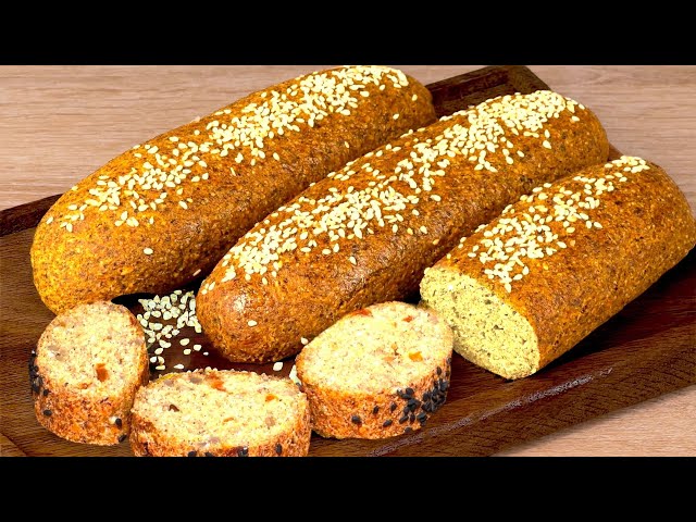 10 kg in a week! You will eat at least 3 times a day! Lentil bread in 5 minutes