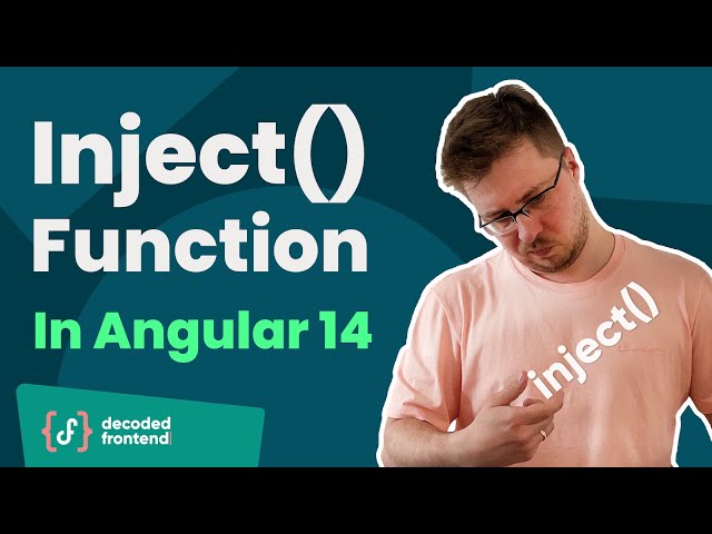 Angular Inject Function - New Way to Inject Services in Angular 14?