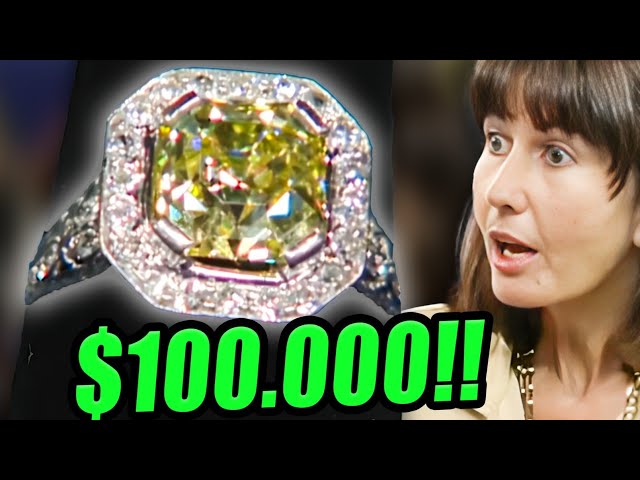 YELLOW DIAMOND Made By World's Best Diamond Cutter!! Antiques Roadshow
