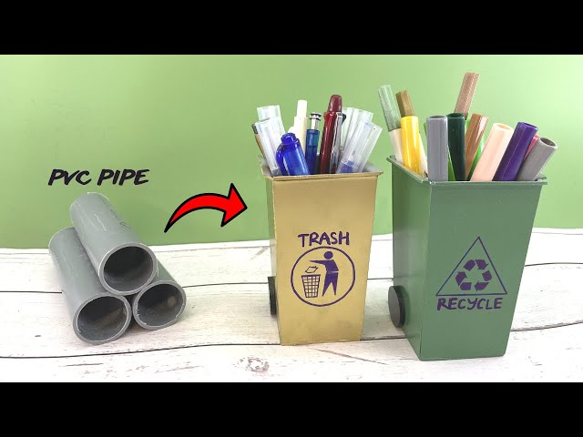 Don't Throw PVC Pieces Away | Make An Amazing Pen Stand From PVC Pipe | Creation Holic
