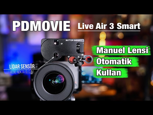 Lidar ile Manuel Lenslerle Otomatik Netleme | PDMOVIE Live Air 3 Smart