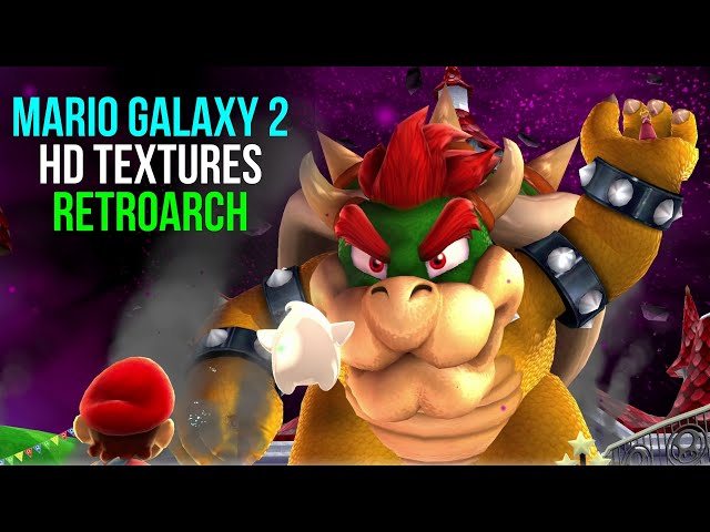 How to Install Super Mario Galaxy 2 HD Textures in Dolphin RetroArch(Wii Emulation)