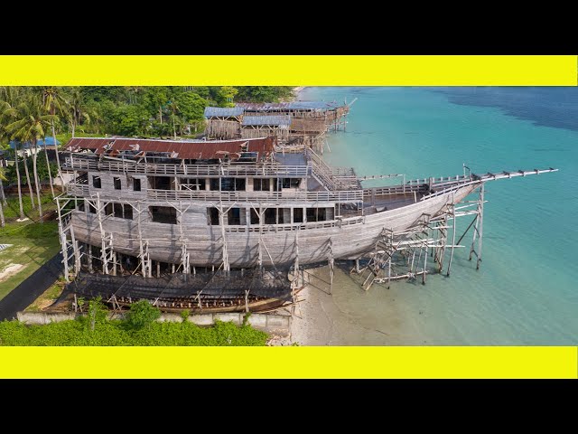 Indonesia's wooden SailBoat builders. Traditional handmade masterpieces.  | Ep. 261