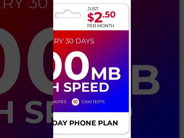 The cheapest Mobile Plans