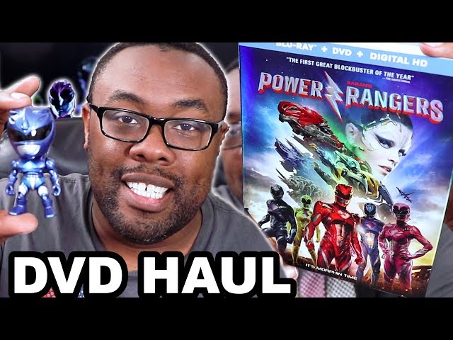 POWER RANGERS MOVIE DVD HAUL and BLU-RAY EXCLUSIVES [Black Nerd]