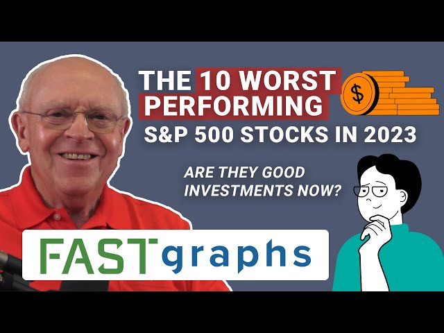The 10 Worst Performing S&P 500 Stocks in 2023 - Are They Good Investments Now? | FAST Graphs