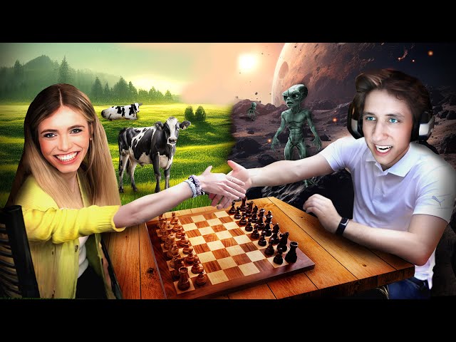 I played Anna Cramling ‼️ | The Cow Opening vs Alien Gambit 🐮👽