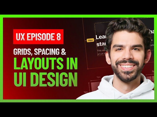 Web Design - Grids, Spacing & 12 Column Layout on Figma | UX Design System Tutorial | Ansh Mehra UX