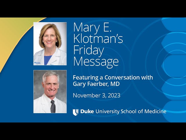 Duke Urology Elevated to a Department: A Conversation with Gary Faerber, MD
