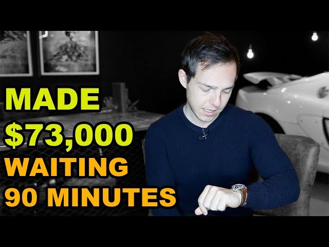 How I made $73,000 by waiting 90 minutes in Real Estate