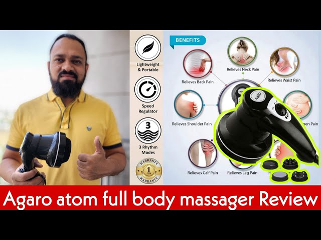 Agaro atom electric handheld full body massager Review | best body massager machine | body massager