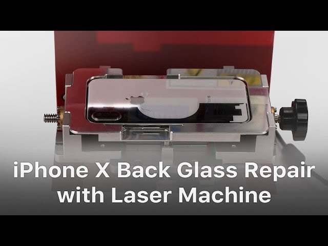 iPhone X/8 Plus/8 Back Glass Separating with Laser Machine?
