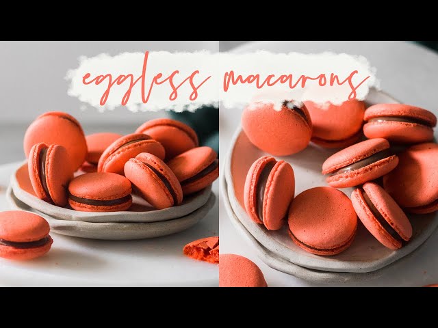 HOW TO MAKE EGGLESS MACARONS WITHOUT ALMOND FLOUR //How To Make Aquafaba from Dried Chickpeas