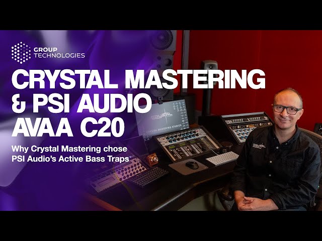 Crystal Mastering and how they use PSI Audio AVAA C20 Active Bass Trap