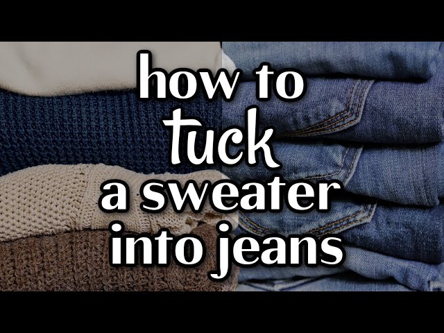 how to style a sweater and jeans - over 40