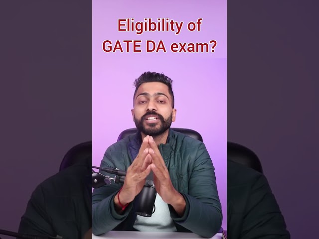 Who can give GATE DA exam?