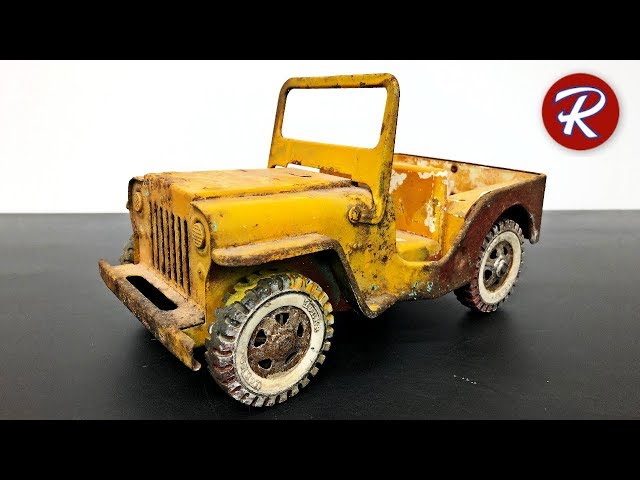 1960s Tonka Jeep Restoration - Military Willys MB