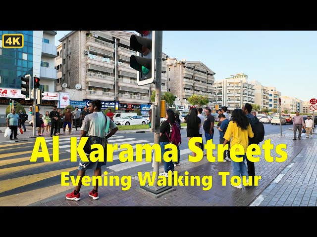 Dubai Al Karama Streets | Evening Walking Tour | 24 May 2024