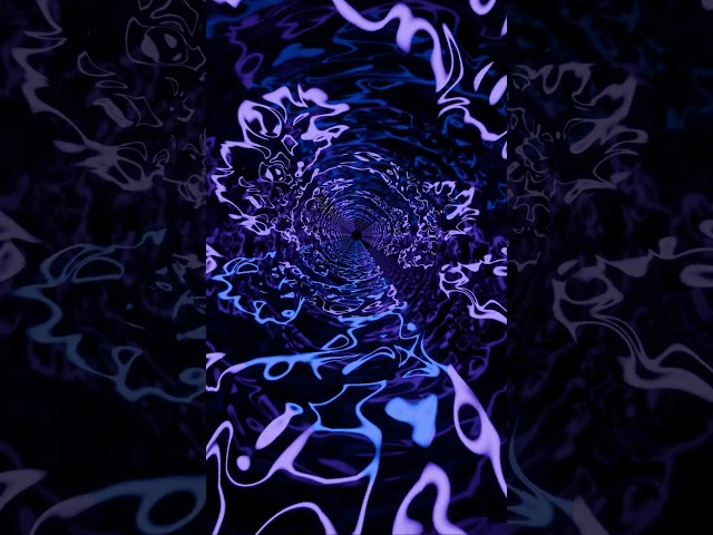 VJ #loop NEON Blue Purple Tunnel #abstract #background Video 4k Screensaver Blender-Art Visual #asmr