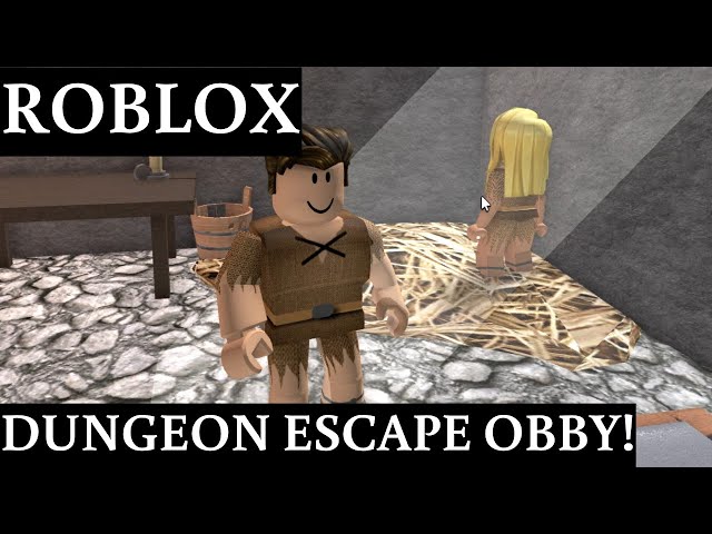 I Escaped A Dungeon!!! (ROBLOX: Escape the dungeon Obby)