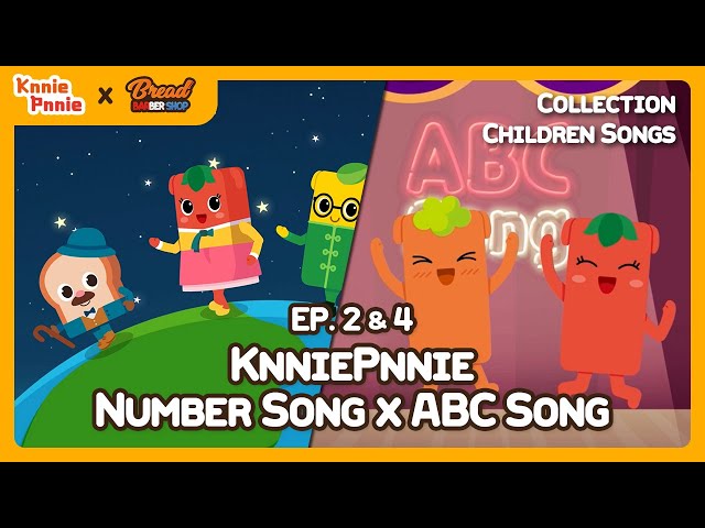 KnniePnnie Number Song & ABC Song｜Children Song (eng sub)