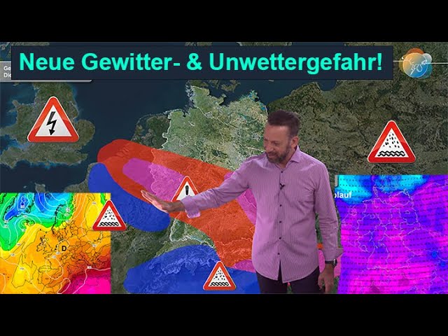 Neue Gewitter- & Unwettergefahr. Weiter wechselhaft bis Anf. Juni. Wettervorhersage 18.-26.05.2024.