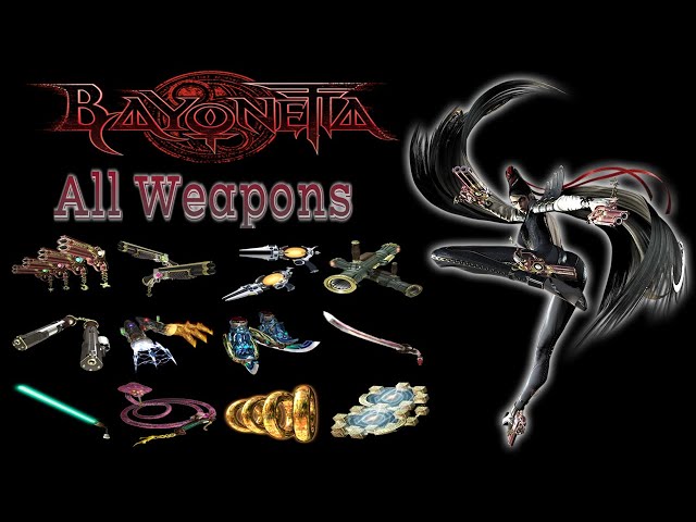 Bayonetta Moveset Showcase (All Weapons, Techniques, Tortures, Punish Attacks & Taunts)