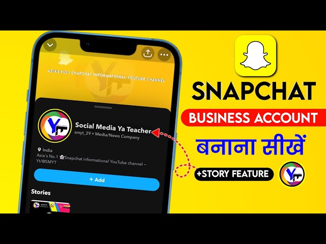 SnapChat me Business Account kaise banaye | Story Feature in Creator Account | Public Profile