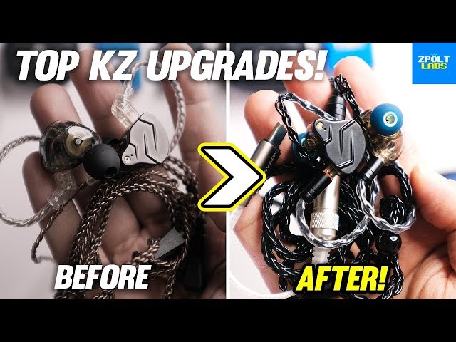 TOP 5 KZ IEM ACCESORIES - Upgrade your Chi-Fi Guide!  🔥
