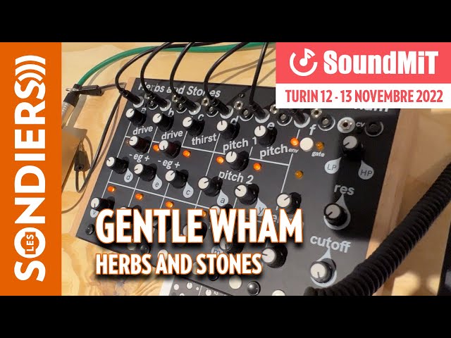 [SOUNDMIT 2022] HERBS AND STONES GENTLE WHAM : Groovebox analogique 6 voix