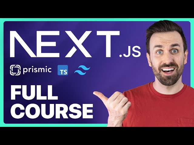Next.js Full Website Tutorial Course - with Prismic, Tailwind, and TypeScript