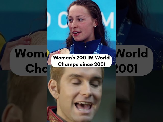 Every Women's 200m IM World Champion since 2001 l #sports #swimming #aquadoha2024