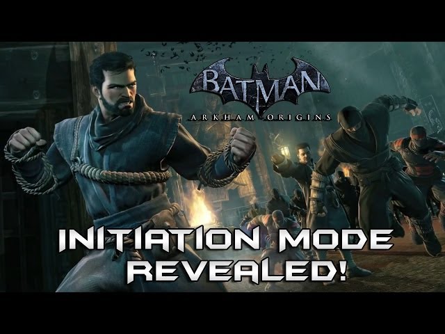 Batman Arkham Origins: Initiation Mode Revealed! + Release Date and Story Details!