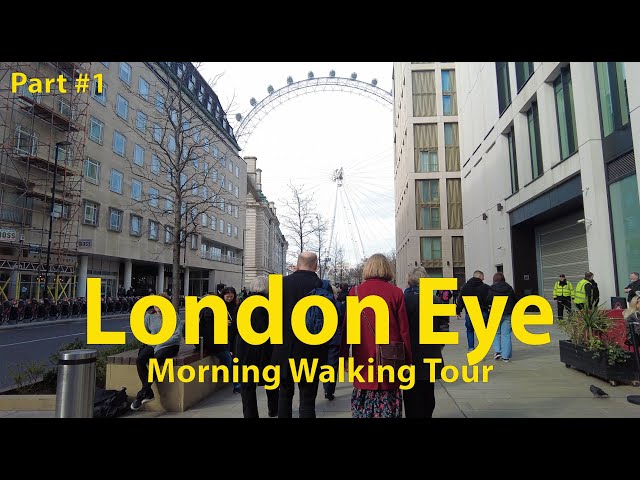 London Streets | Walking Toward London Eye | UK Tour 2024