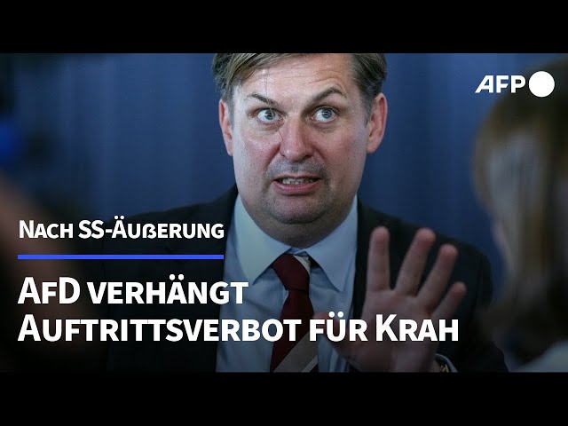 AfD verhängt Auftrittsverbot für Europa-Spitzenkandidat Krah | AFP