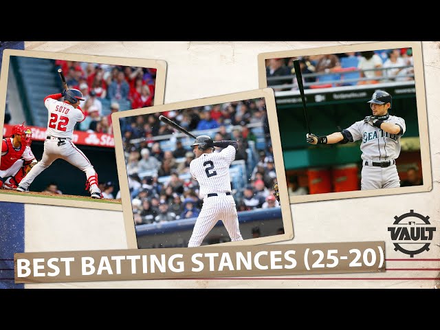 Best Batting Stances EVER!! Ichiro, The Babe, Soto, Morgan and Jeter are numbers 25-20!
