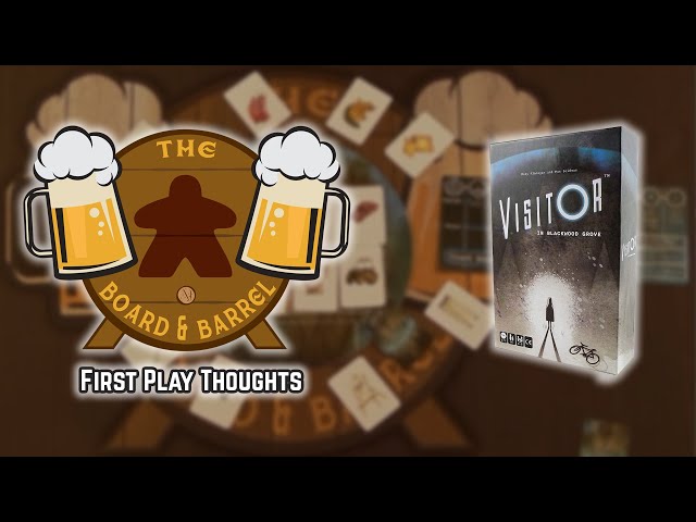 Board Game Review - Visitor in Blackwood Grove - First Play Thoughts