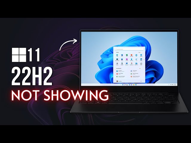 Windows 11 22H2 UPDATE — If Not Showing!