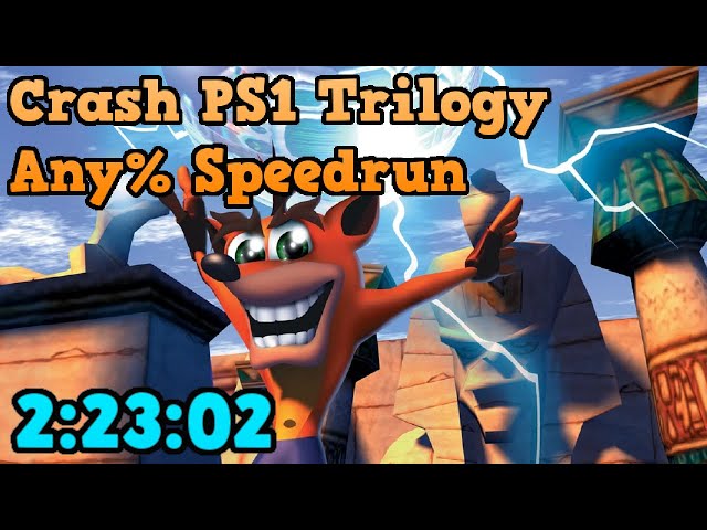 Crash Bandicoot PS1 Trilogy - Any% Speedrun in 2:23:02