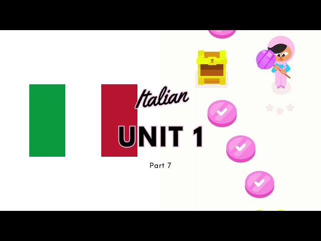 Learning Italian on Duolingo Unit 1  Part 7 - Use Possessives