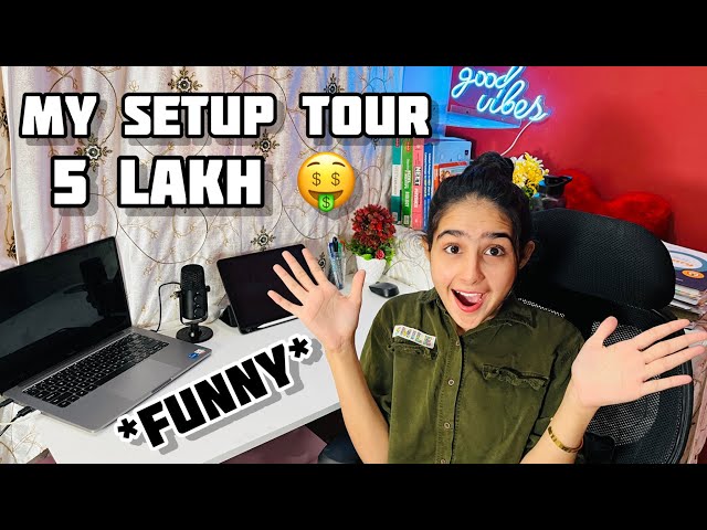 My Setup tour worth 5 lakh 🤑 *funny*