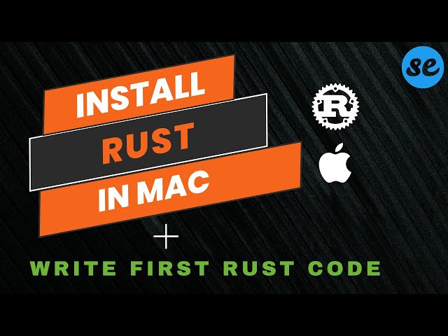 Install Rust in Mac ( M1 / M2 / Intel ) | Write Hello Word in Rust | Rust Tutorial With VS Code