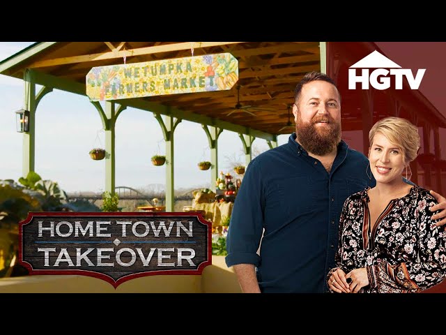An ENTIRE Farmers Market Built In Wetumpka | Hometown Takeover | HGTV