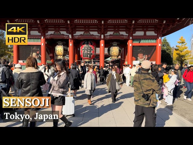[TOKYO] Walk Around Sensoji Temple & Nakamise | Asakusa | Japan [4K HDR]