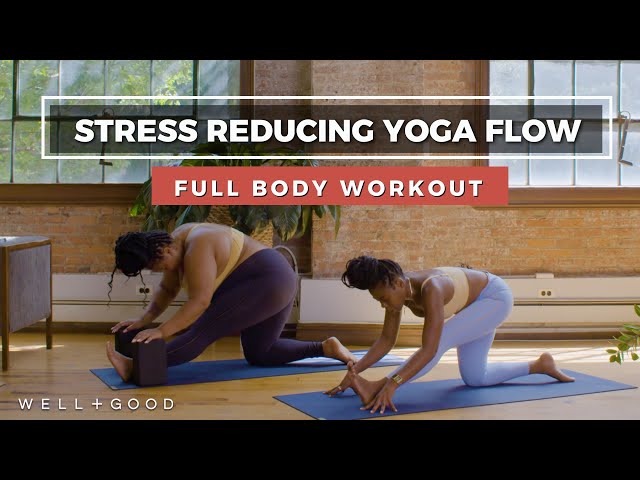 Full Body Stress Reducing Yoga Flow | Trainer of the Month Club | Well+Good